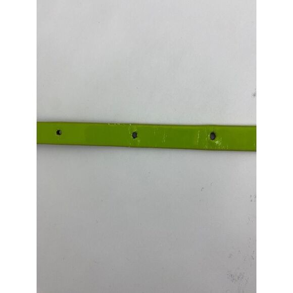 Chartreuse Y2K Donna Rae New York Dress Green Stripe Retro Belted Small Twee - Picture 9 of 11